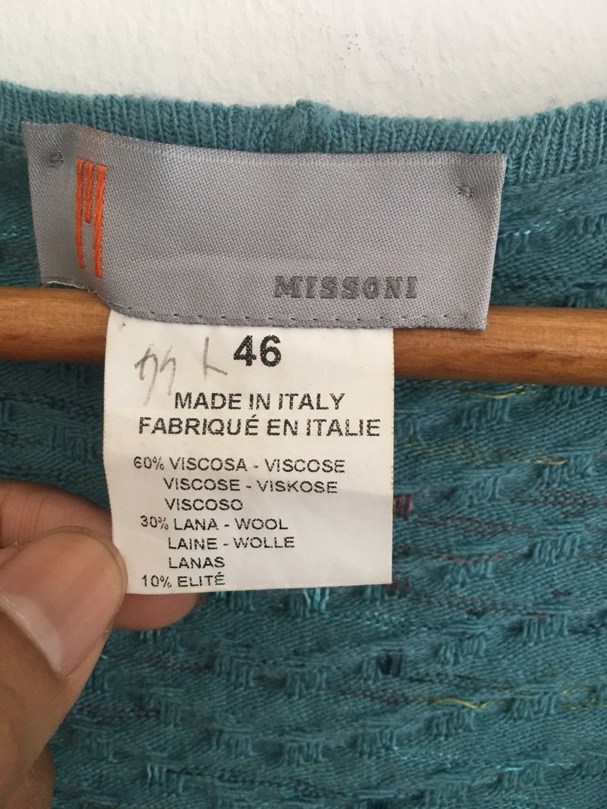 Missoni turqoise cardigan Size US S / EU 44-46 / 1 - 3 Thumbnail