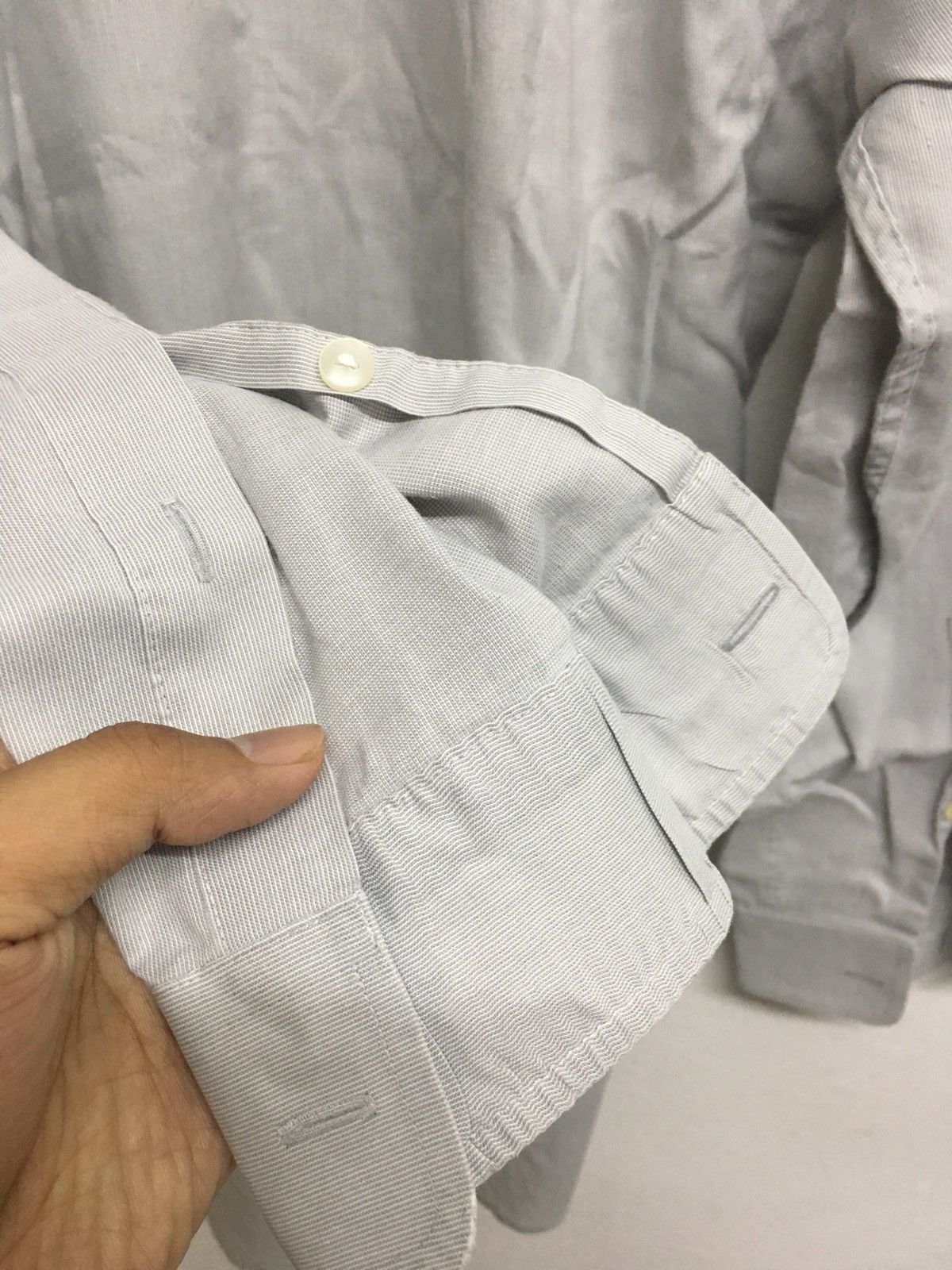 Issey Miyake plain grey pocket shirt Size US M / EU 48-50 / 2 - 5 Thumbnail