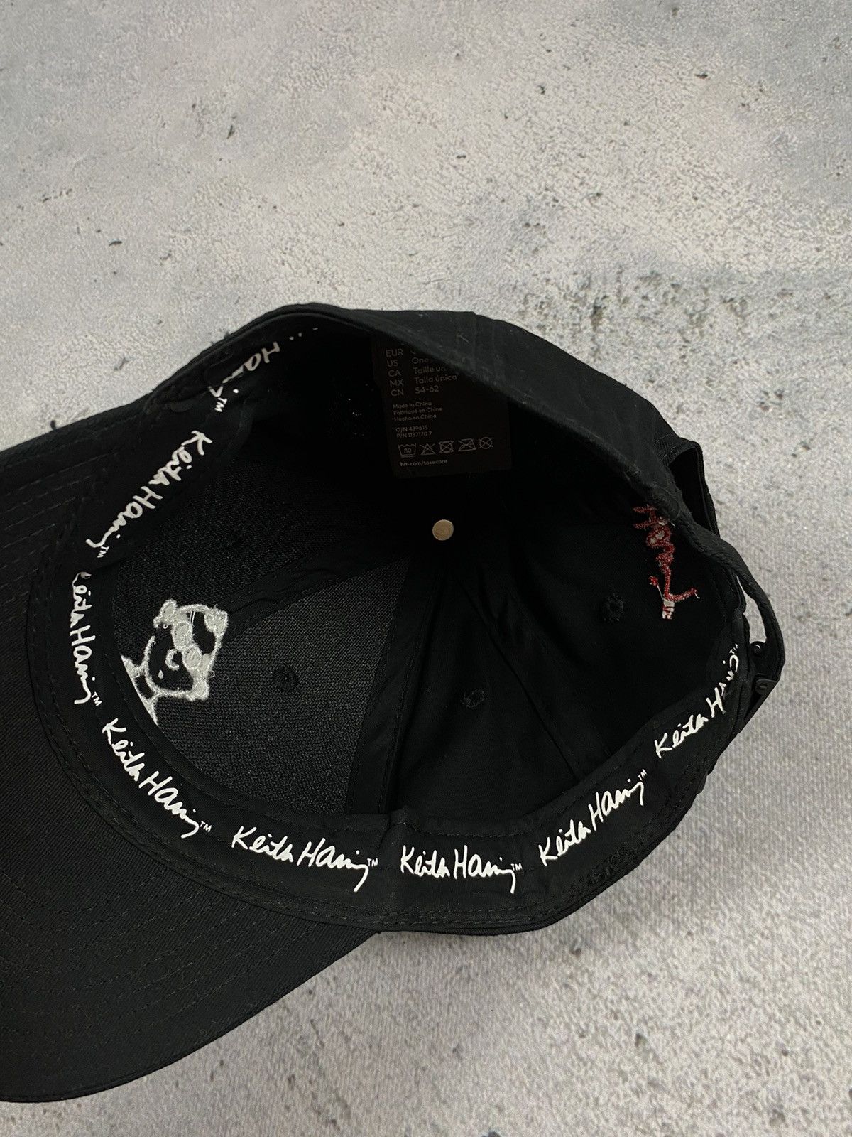 Keith Haring × Vintage Keith Haring x hm logo new cap vintage Size ONE SIZE - 5 Thumbnail