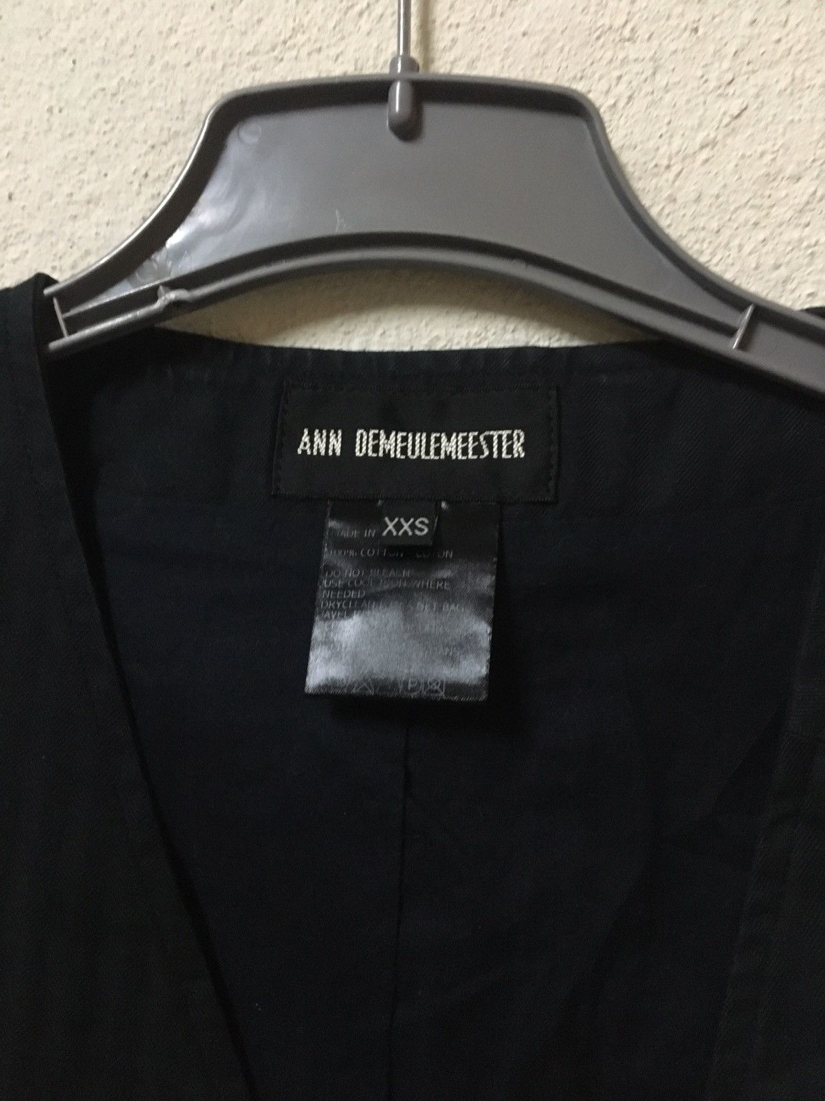 Ann Demeulemeester asymetrical button waistcoat Size US XXS / EU 40 - 2 Thumbnail