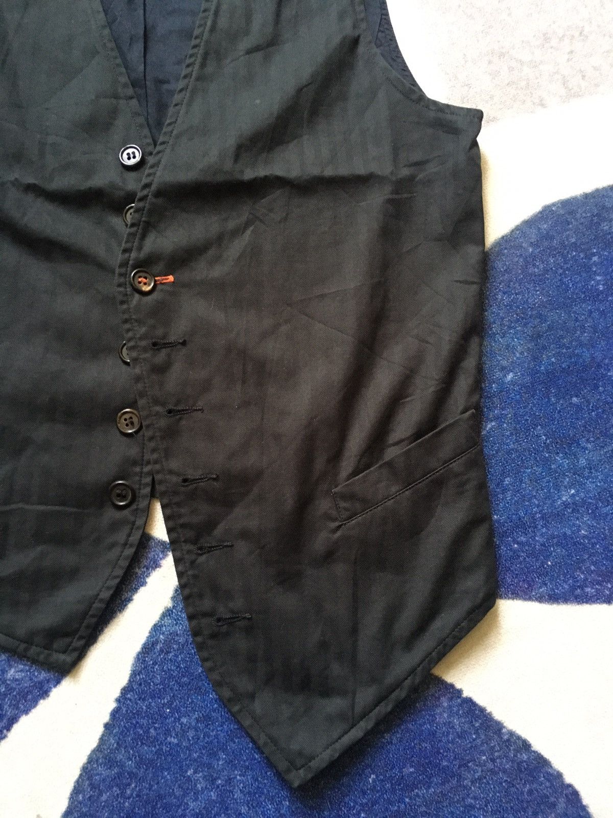 Ann Demeulemeester asymetrical button waistcoat Size US XXS / EU 40 - 7 Thumbnail