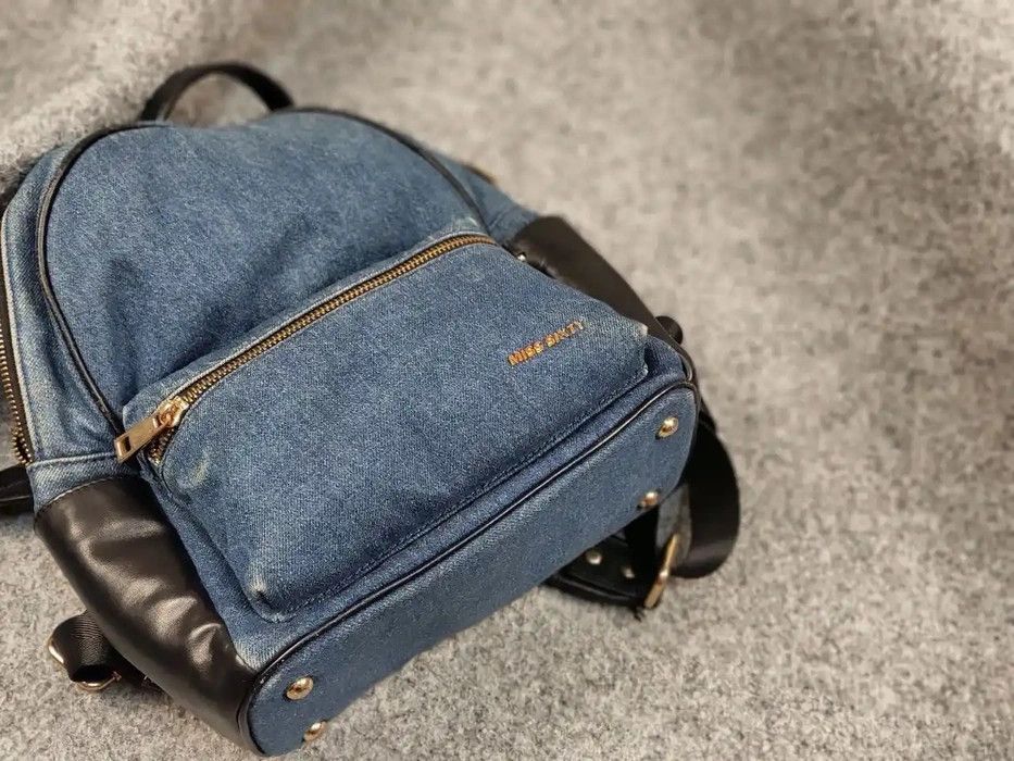 Miss Sixty Miss Sixty Mini Backpack Faded Blue Denim Y2K Style Size ONE SIZE - 5 Thumbnail