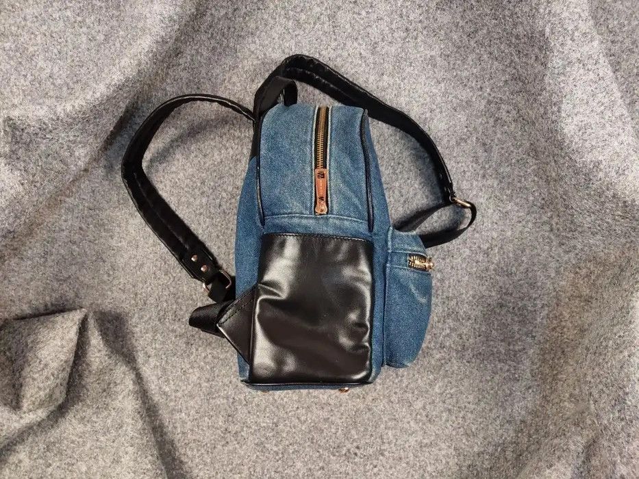 Miss Sixty Miss Sixty Mini Backpack Faded Blue Denim Y2K Style Size ONE SIZE - 4 Thumbnail