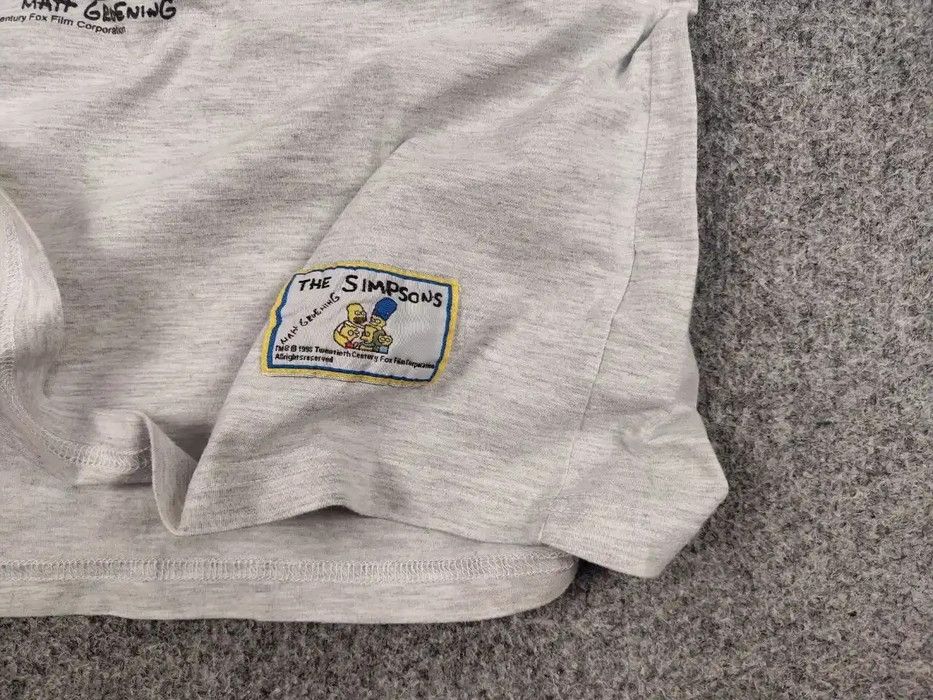 Cartoon Network Vintage 1998's The Simpsons T-shirt Bart Matt Groening Logo Size US M / EU 48-50 / 2 - 10 Thumbnail