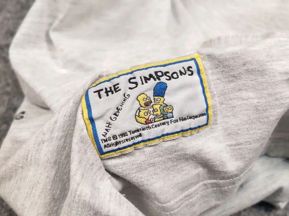 Cartoon Network Vintage 1998's The Simpsons T-shirt Bart Matt Groening Logo Size US M / EU 48-50 / 2 - 9 Thumbnail