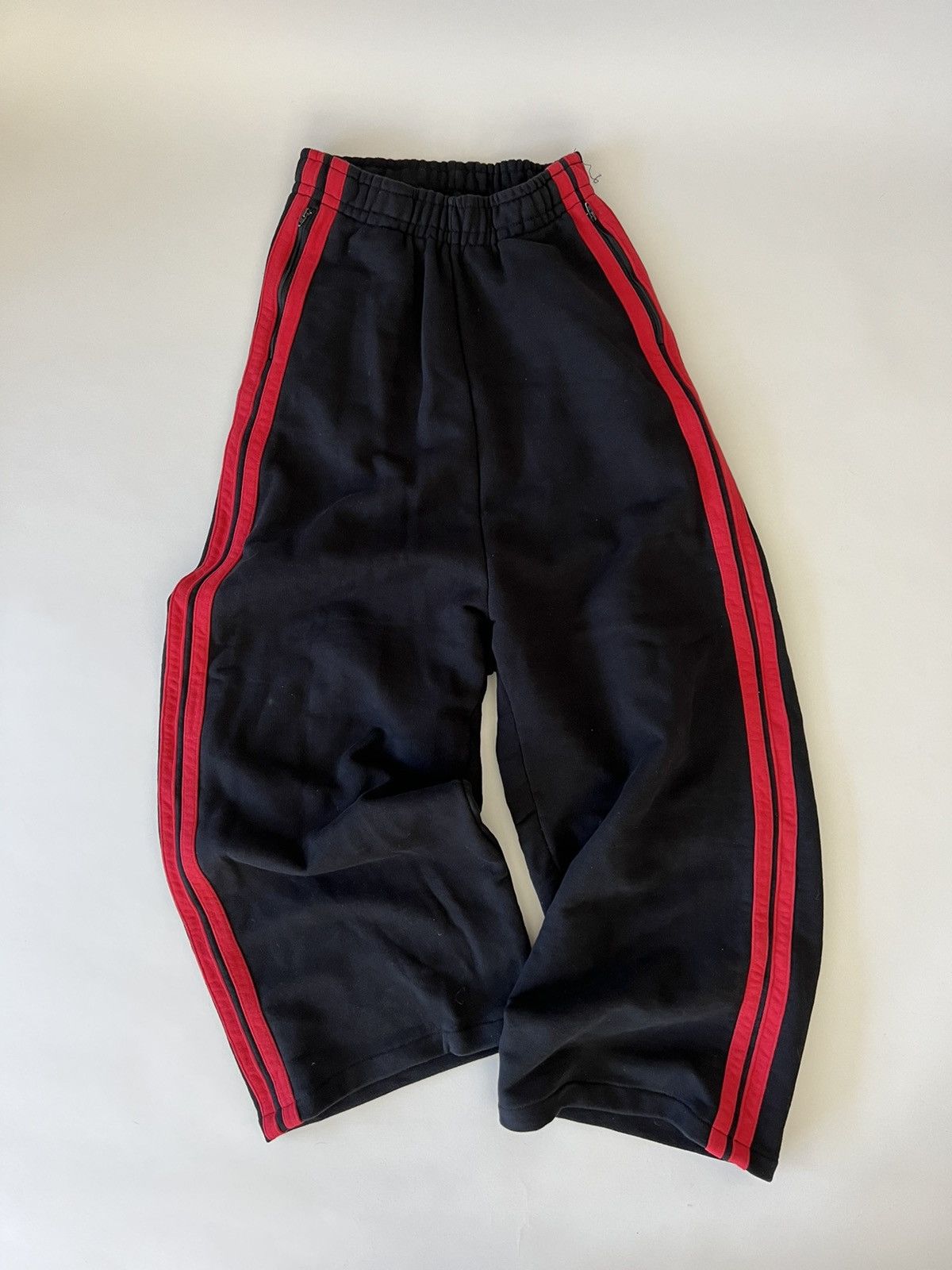 Vetements AW17 Black Side-striped Wide-leg Sweatpants Size US 28 / EU 44 - 6 Thumbnail