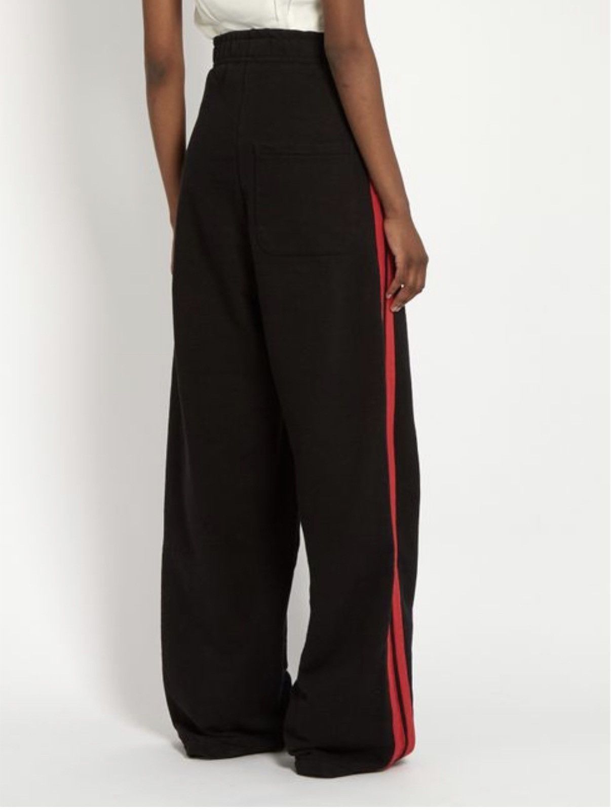 Vetements AW17 Black Side-striped Wide-leg Sweatpants Size US 28 / EU 44 - 5 Thumbnail