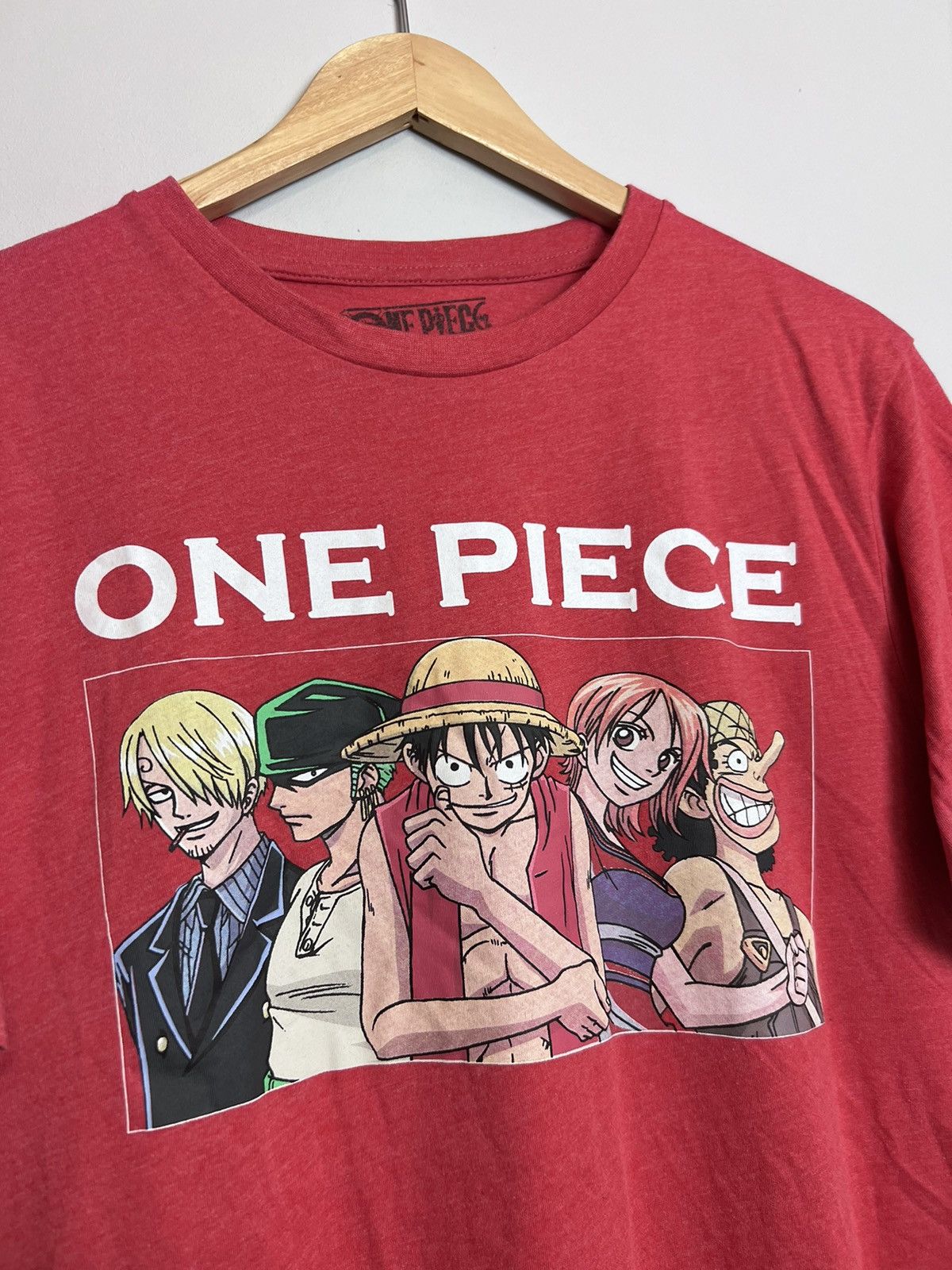Anime One Piece Vintage Anime Tee Y2k Rare Print Japanese Movie Size US L / EU 52-54 / 3 - 2 Thumbnail