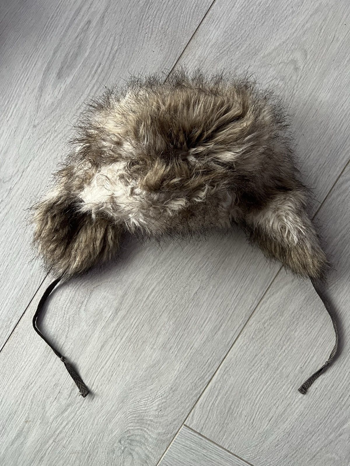 Japanese Brand × Vintage Vintage 90s Y2K Fuzzy Ushanka Beanie Hat Faux Fur Size ONE SIZE - 2 Thumbnail