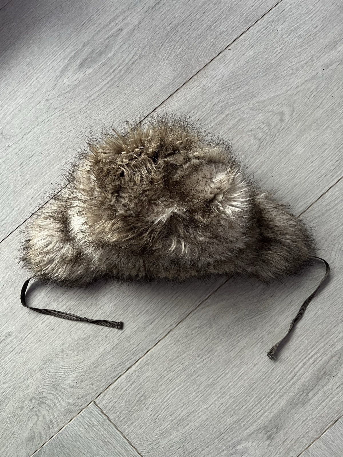 Japanese Brand × Vintage Vintage 90s Y2K Fuzzy Ushanka Beanie Hat Faux Fur Size ONE SIZE - 3 Thumbnail