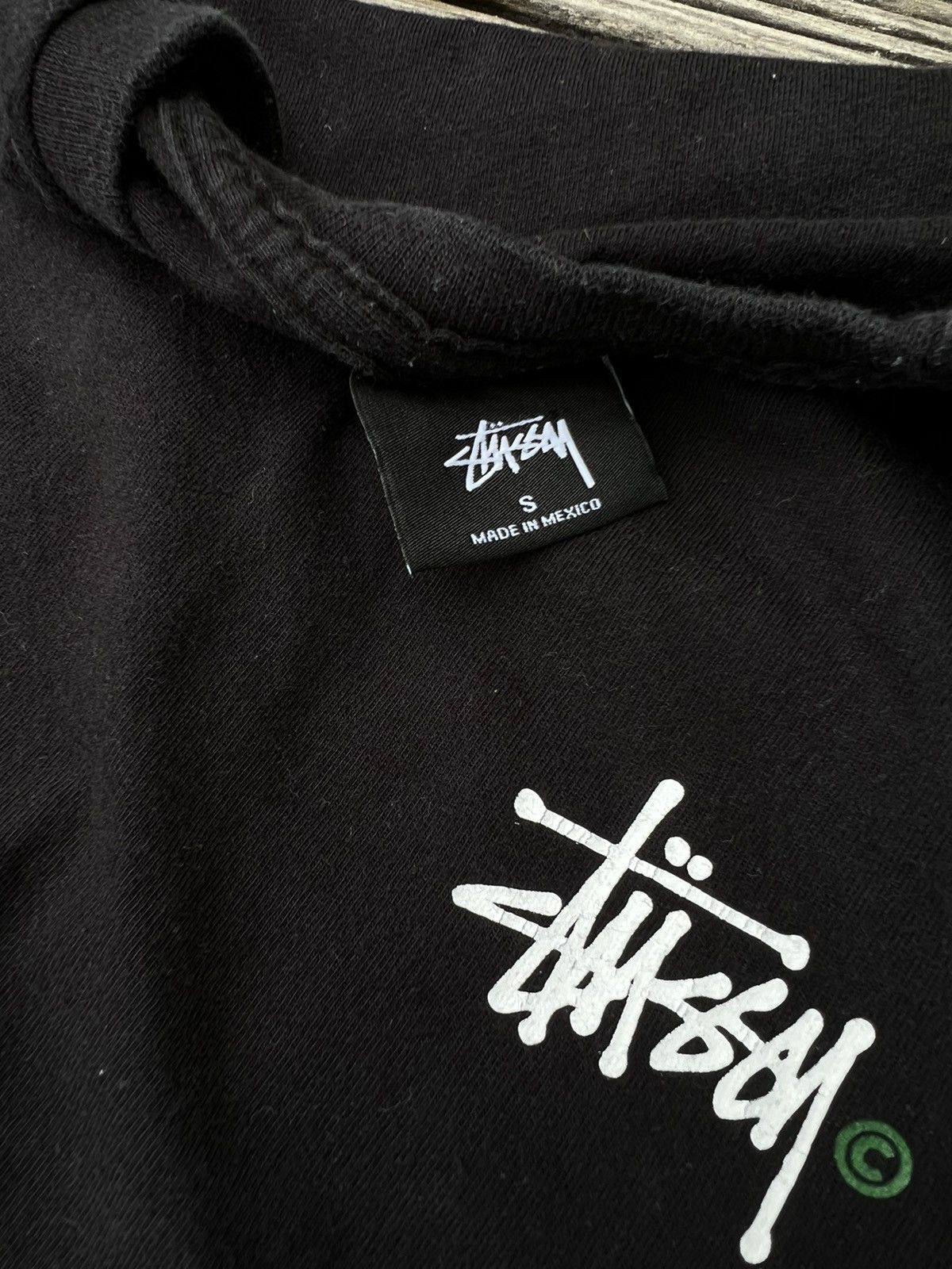 Stussy × Vintage •Free shipping•Vintage Y2K Stussy classic script logo tshirt Size US S / EU 44-46 / 1 - 6 Thumbnail