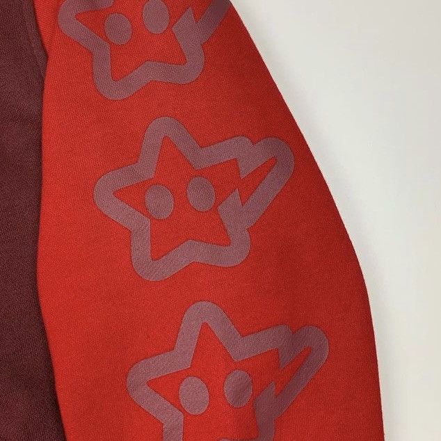 Bape 2006 Baby Milo Cotton Varsity in Tonal Reds ❤️ Size US L / EU 52-54 / 3 - 6 Thumbnail