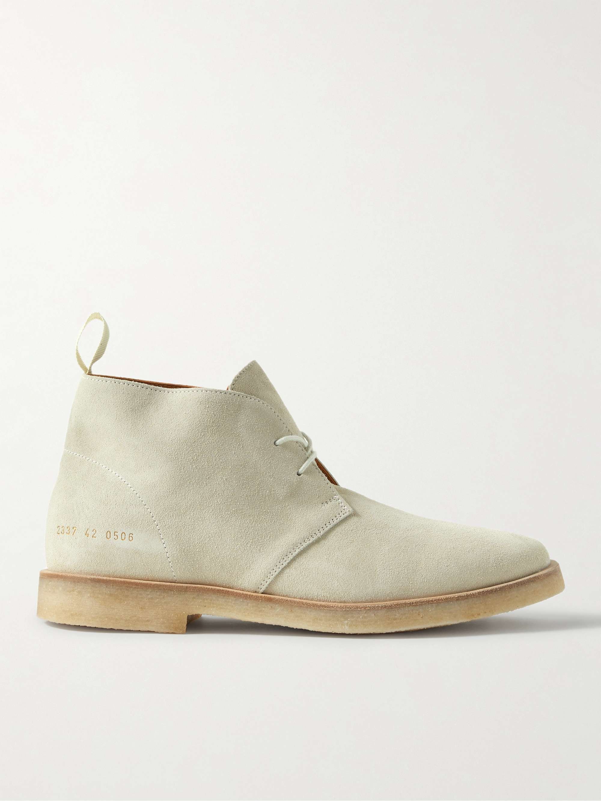 image of Common Projects Suede Chukka Boots Off White 2337 0506, Men's (Size 10)