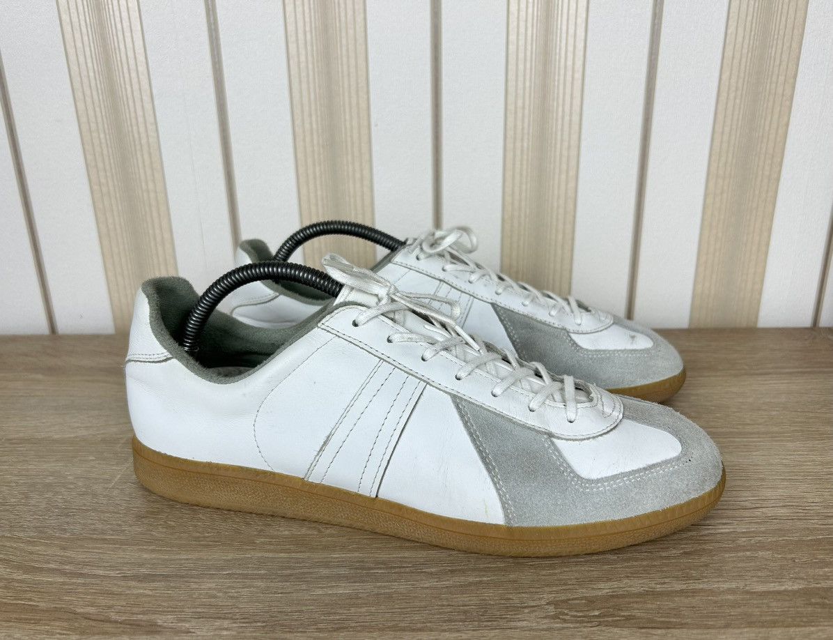 Scarpe Da Ginnastica Dell'esercito Tedesco UK6 GAT Bianche Taglia - Foto 3