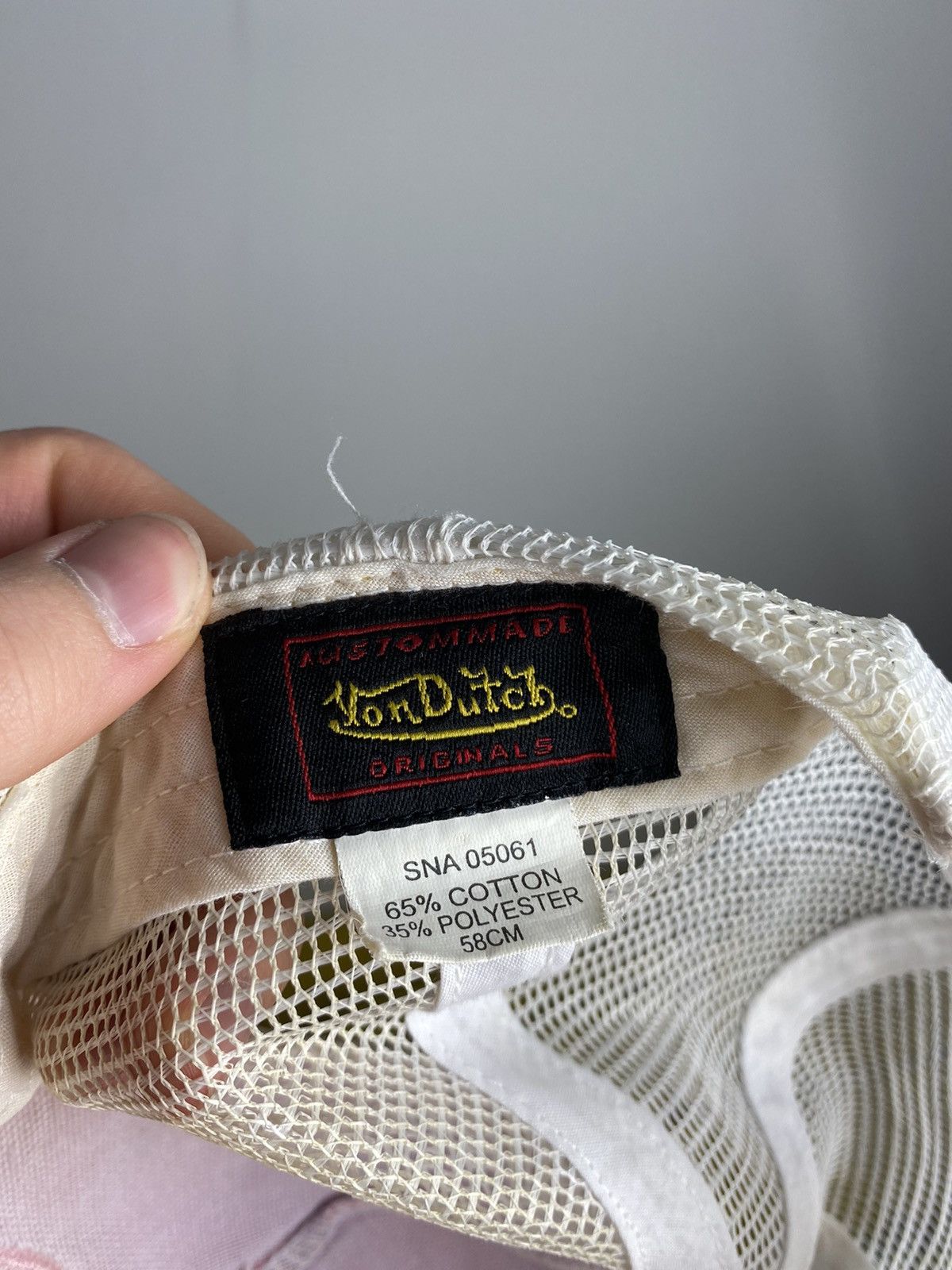 Von Dutch Rare Von Dutch Multi Logo Trucker Hat Y2K Drip Streetwear Size ONE SIZE - 5 Thumbnail