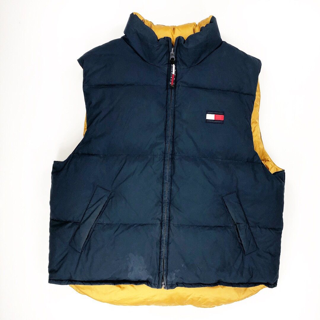 Tommy Hilfiger Tommy Hilfiger Vintage Gold Reversible Vest Size US L / EU 52-54 / 3 - 2 Thumbnail