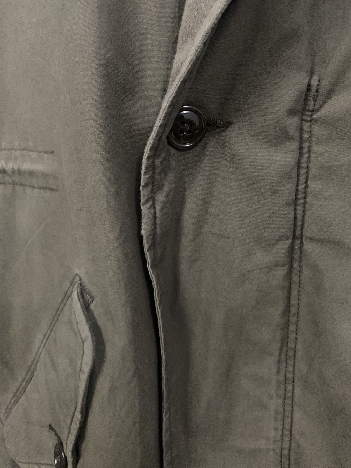 Johnbull John Bull Checkered Lined Green Army Military Parka Jacket Size US M / EU 48-50 / 2 - 5 Thumbnail