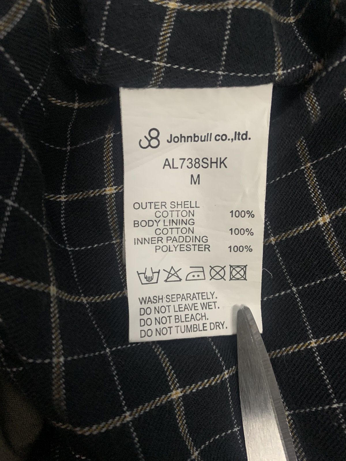 Johnbull John Bull Checkered Lined Green Army Military Parka Jacket Size US M / EU 48-50 / 2 - 15 Thumbnail