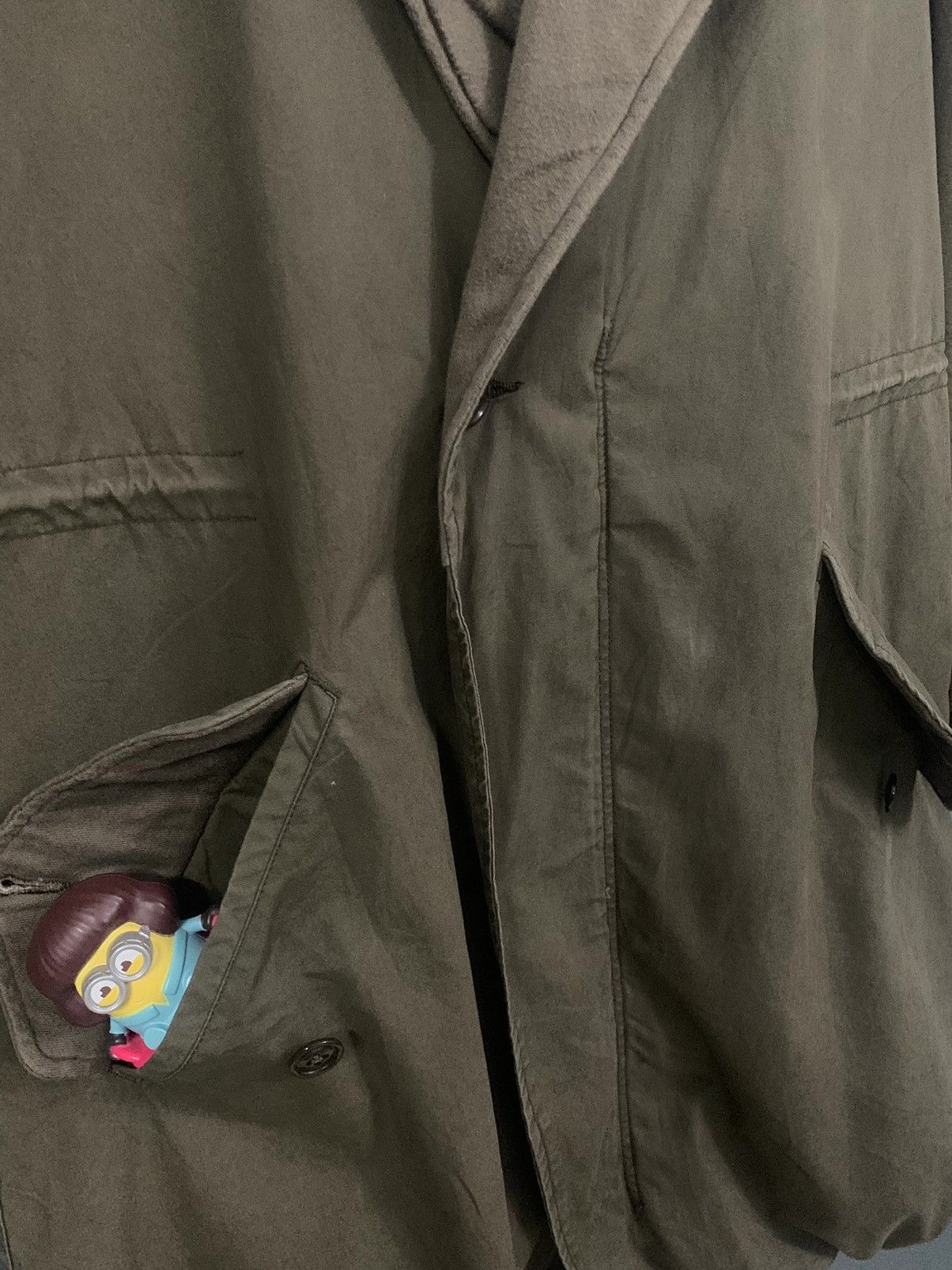 Johnbull John Bull Checkered Lined Green Army Military Parka Jacket Size US M / EU 48-50 / 2 - 7 Thumbnail