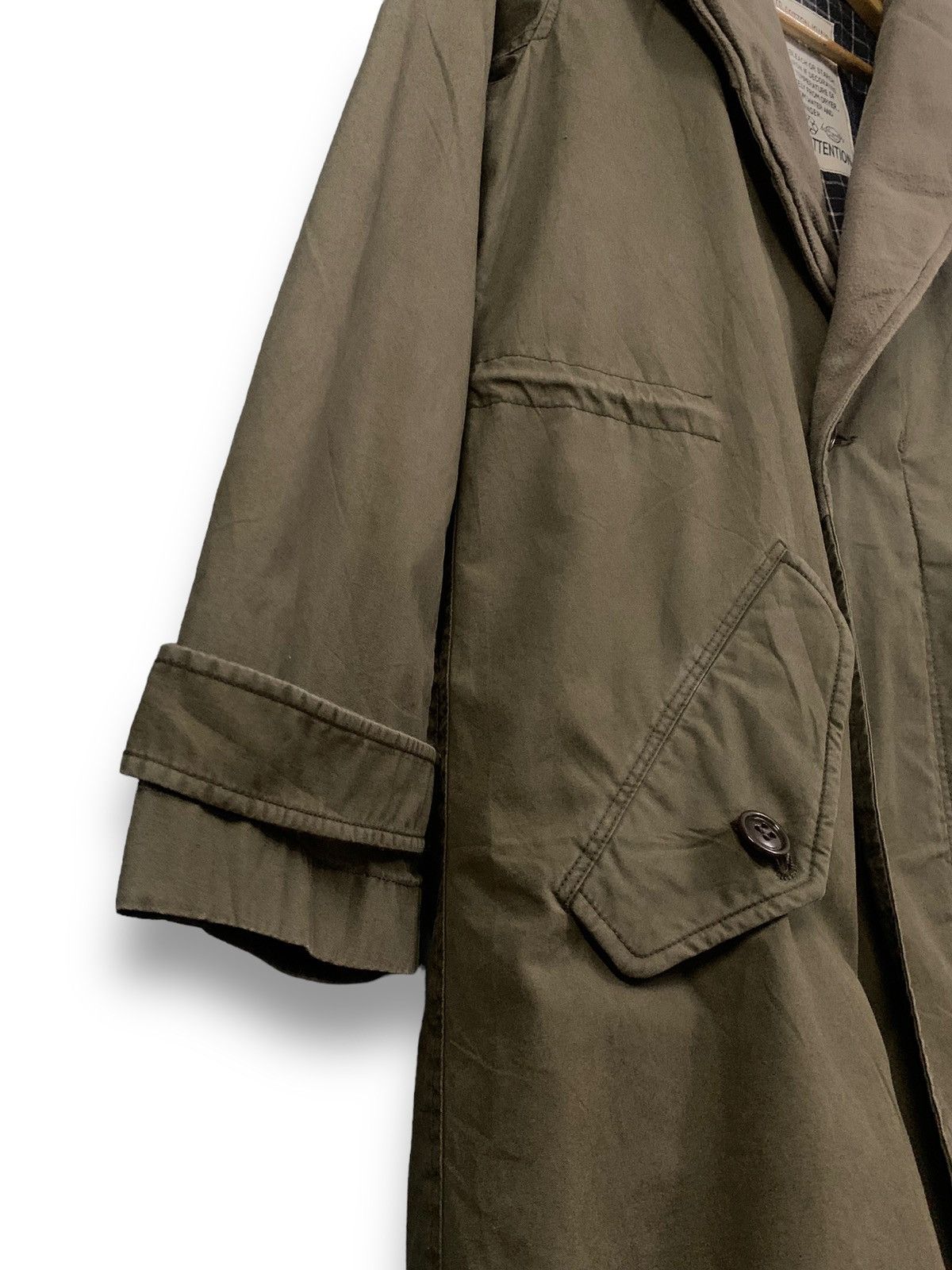 Johnbull John Bull Checkered Lined Green Army Military Parka Jacket Size US M / EU 48-50 / 2 - 9 Thumbnail