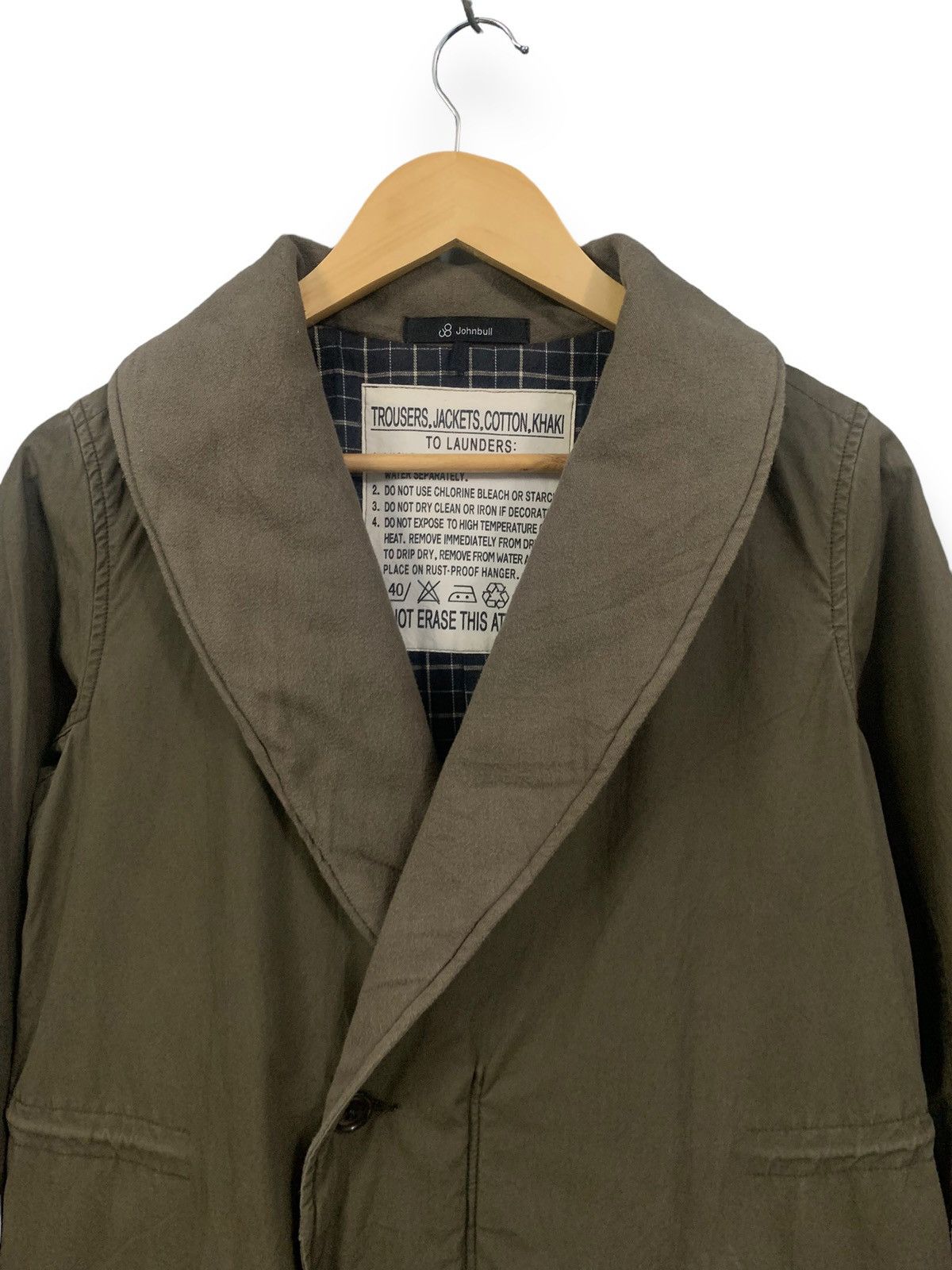 Johnbull John Bull Checkered Lined Green Army Military Parka Jacket Size US M / EU 48-50 / 2 - 4 Thumbnail