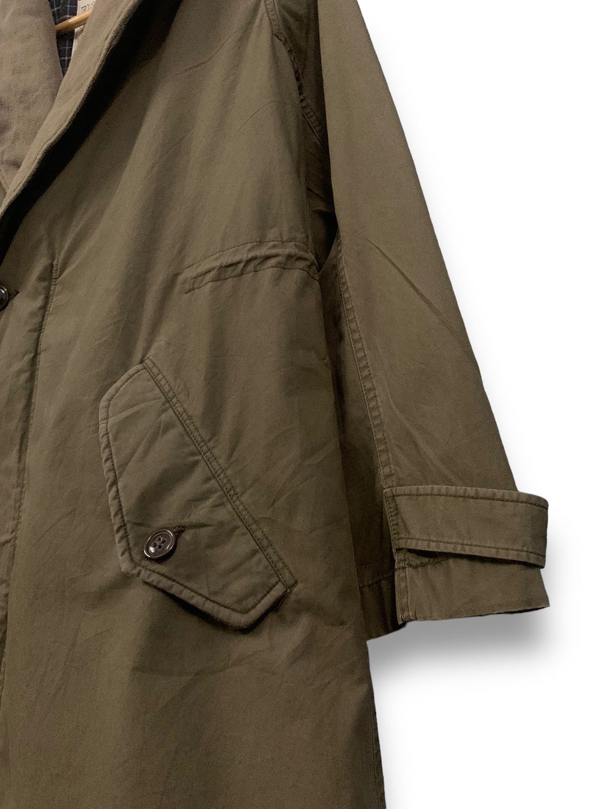 Johnbull John Bull Checkered Lined Green Army Military Parka Jacket Size US M / EU 48-50 / 2 - 10 Thumbnail