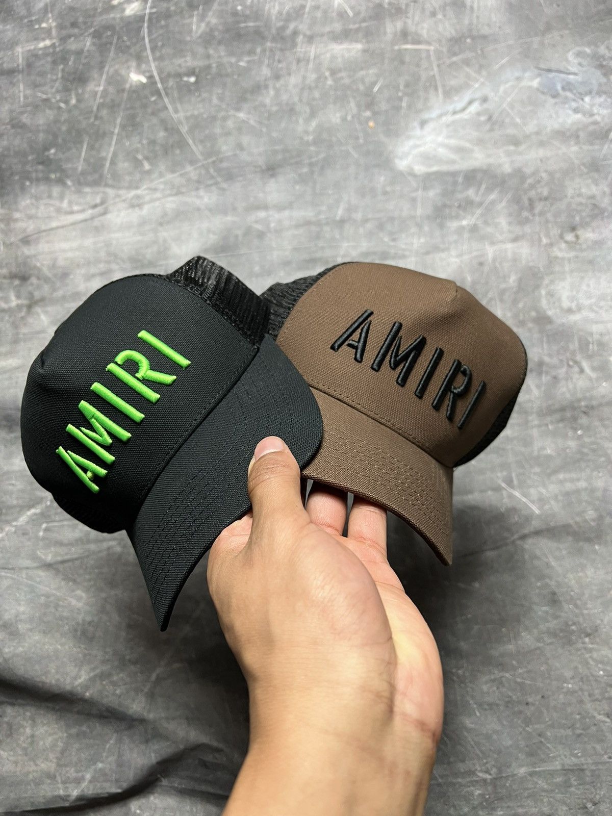 Amiri Amiri Embroidered Stencil Trucker Hat Size ONE SIZE - 1 Thumbnail