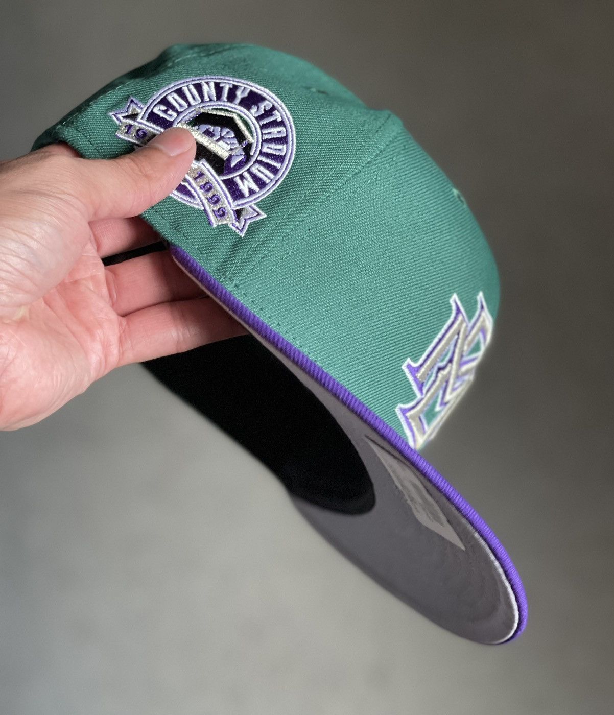 Hat Club 7 1/8 Hat Club Milwaukee Brewers Crossover (Milwaukee Bucks) Size ONE SIZE - 4 Thumbnail