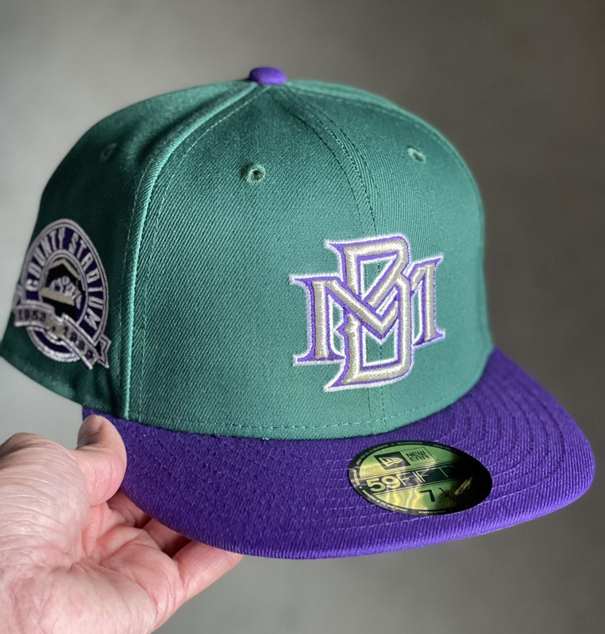 Hat Club 7 1/8 Hat Club Milwaukee Brewers Crossover (Milwaukee Bucks) Size ONE SIZE - 2 Thumbnail