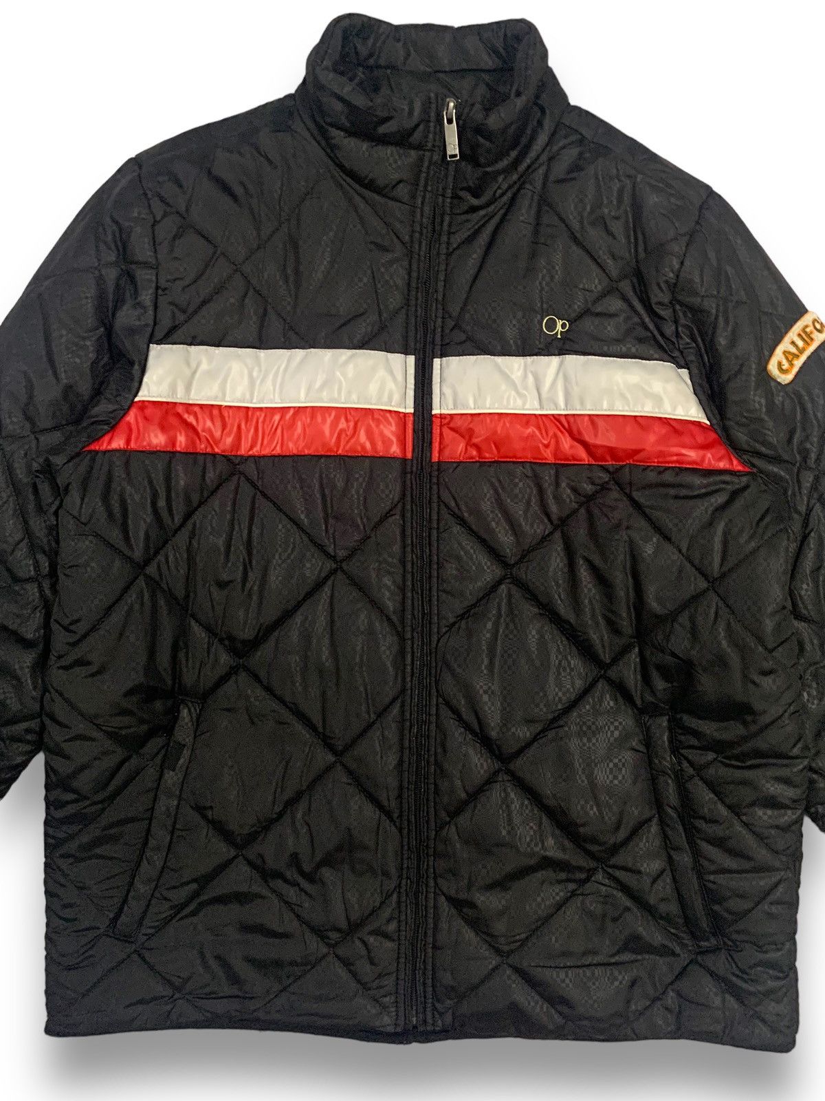 Ocean Pacific Vintaga Y2K Ocean Pacific California Quilted Padded Jacket Size US L / EU 52-54 / 3 - 4 Thumbnail