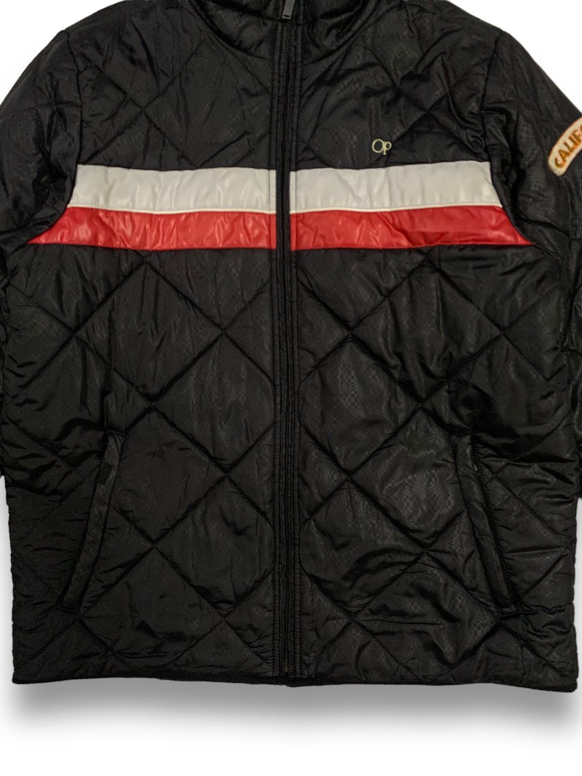Ocean Pacific Vintaga Y2K Ocean Pacific California Quilted Padded Jacket Size US L / EU 52-54 / 3 - 13 Thumbnail