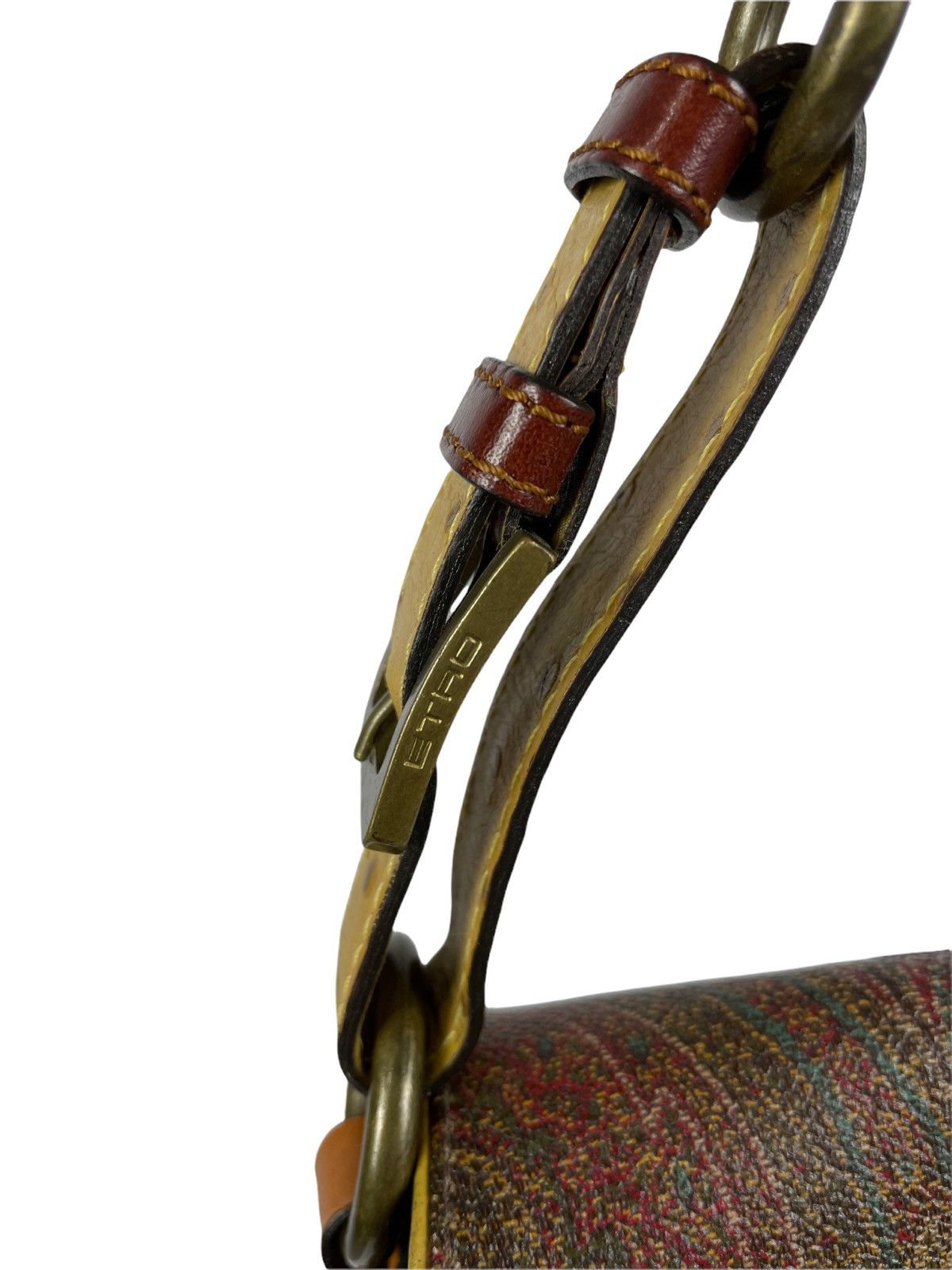 Etro Etro Paisley Ostrich Leather Handbag Size ONE SIZE - 4 Thumbnail