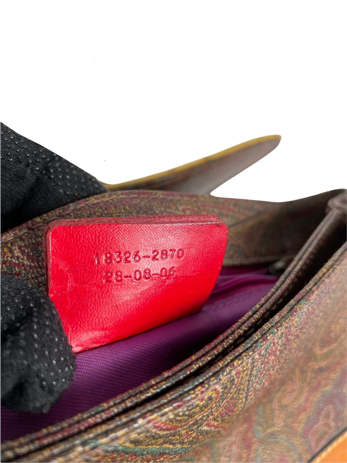 Etro Etro Paisley Ostrich Leather Handbag Size ONE SIZE - 22 Thumbnail