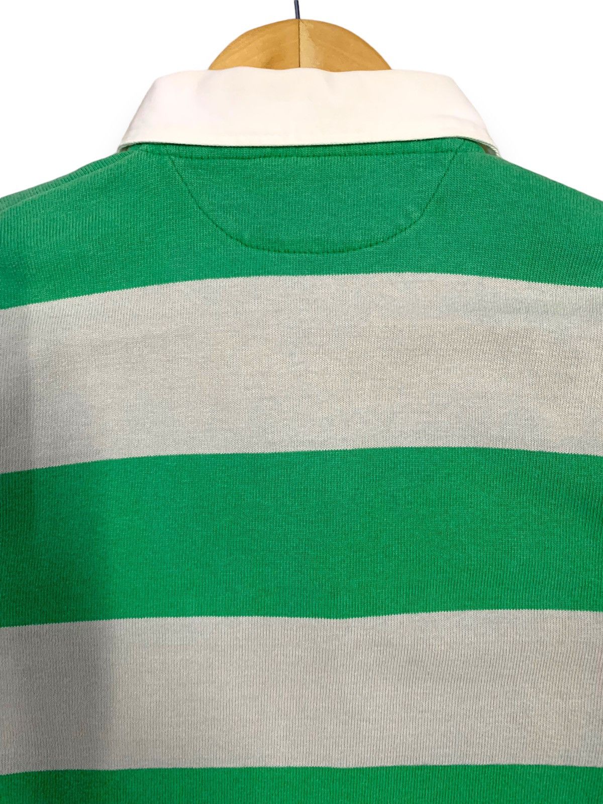 Barbarian Vintage 90s Barbarian Striped Polo Rugby Long Sleeve Shirt Size US M / EU 48-50 / 2 - 11 Thumbnail