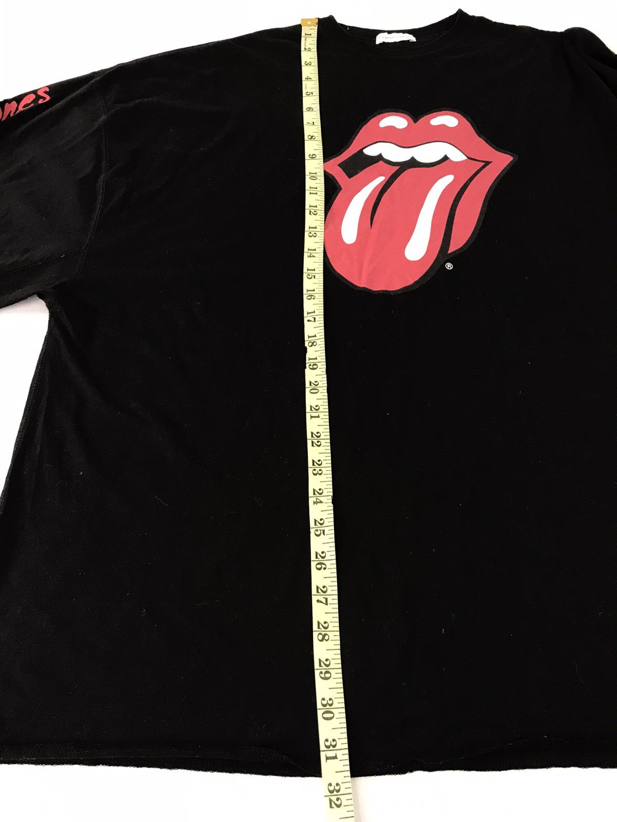 Band Tees × The Rolling Stones The Rolling Stone English Hard Rock Britpop Side Tape Logo Size US XXL / EU 58 / 5 - 10 Thumbnail
