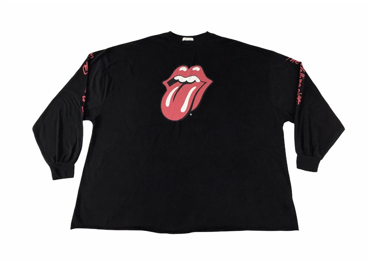 Band Tees × The Rolling Stones The Rolling Stone English Hard Rock Britpop Side Tape Logo Size US XXL / EU 58 / 5 - 1 Thumbnail