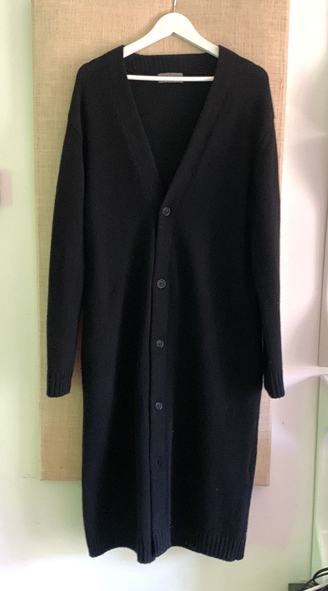 Yohji Yamamoto YOHJI YAMAMOTO 2018 pour Homme back print long cardigan Size US L / EU 52-54 / 3 - 2 Thumbnail