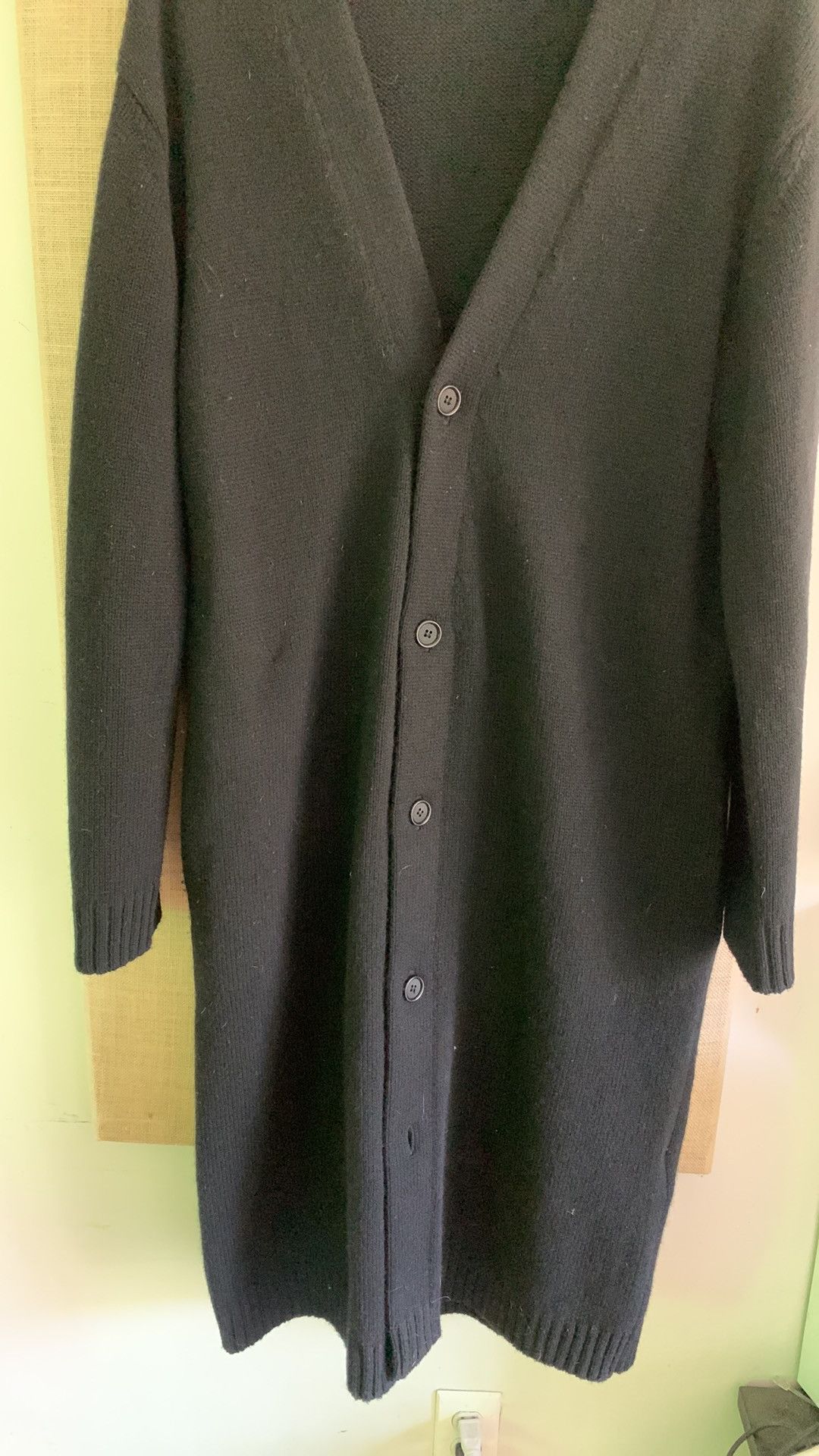 Yohji Yamamoto YOHJI YAMAMOTO 2018 pour Homme back print long cardigan Size US L / EU 52-54 / 3 - 4 Thumbnail