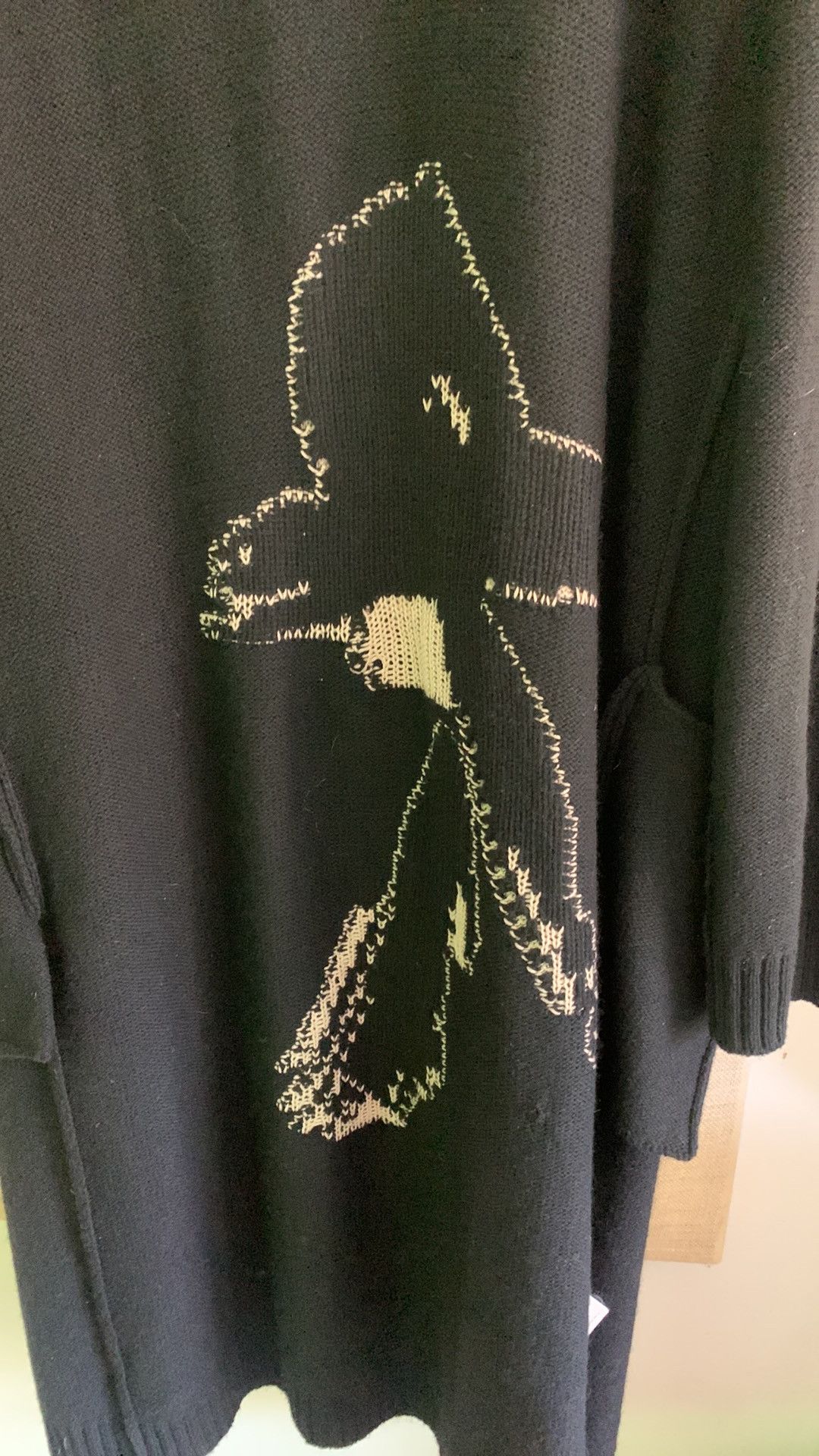 Yohji Yamamoto YOHJI YAMAMOTO 2018 pour Homme back print long cardigan Size US L / EU 52-54 / 3 - 9 Thumbnail