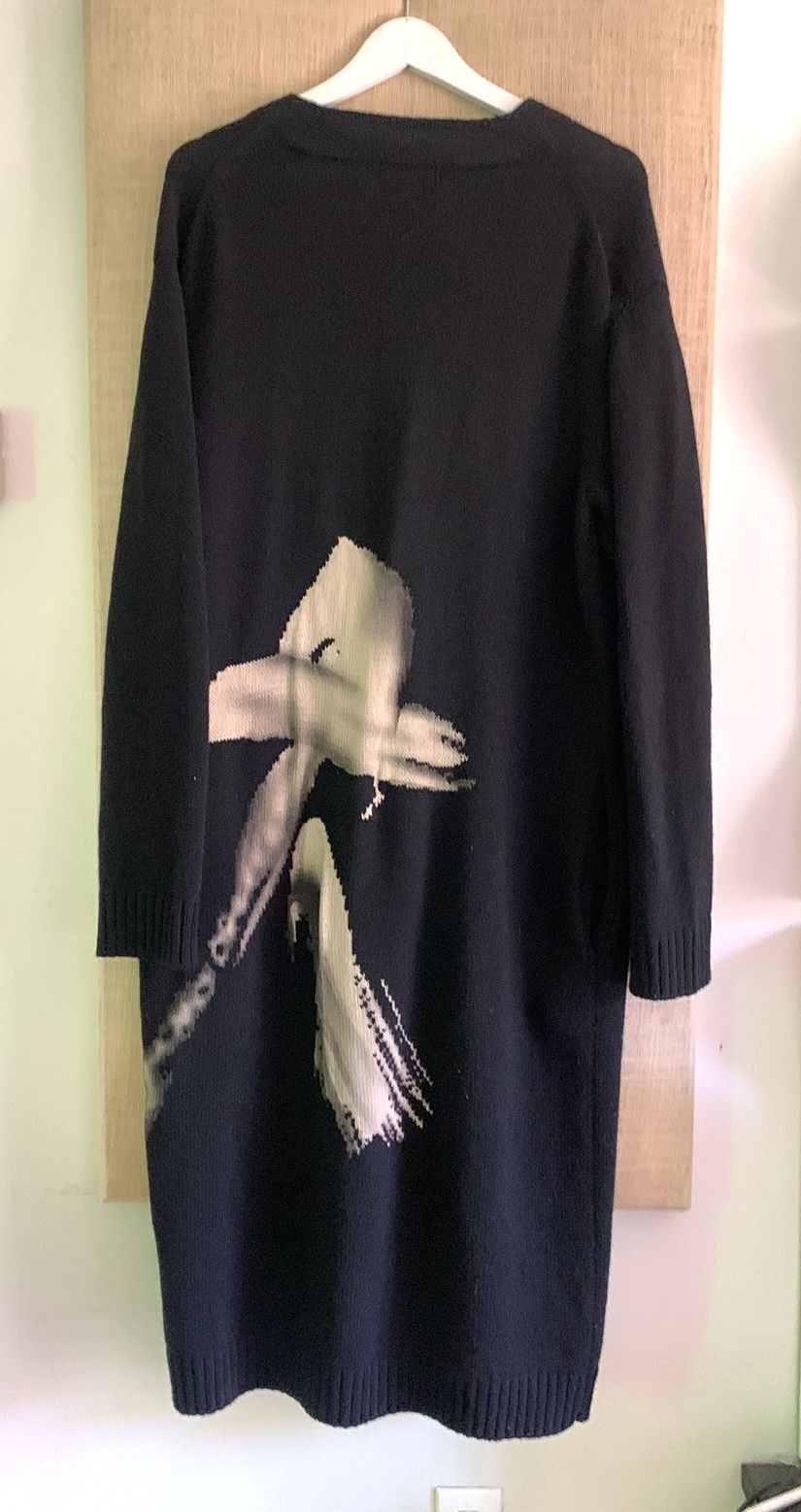 Yohji Yamamoto YOHJI YAMAMOTO 2018 pour Homme back print long cardigan Size US L / EU 52-54 / 3 - 3 Thumbnail