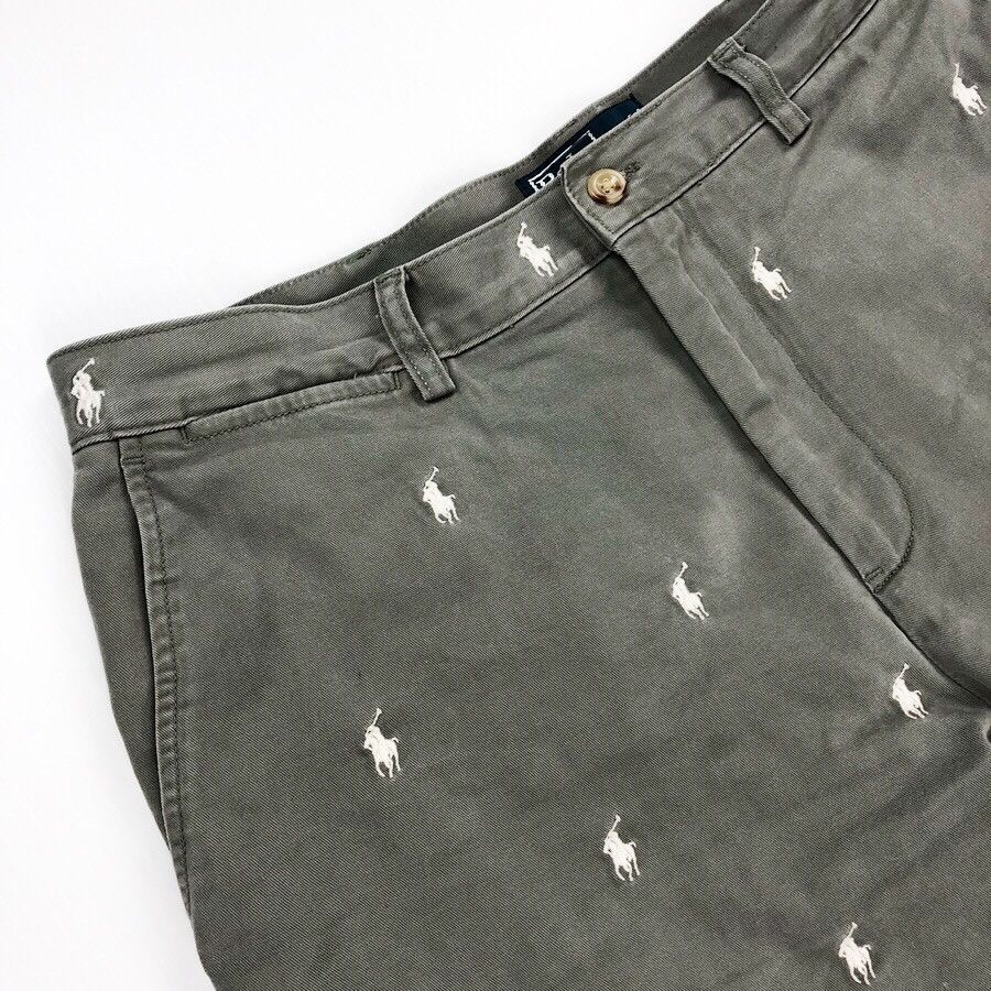 Polo Ralph Lauren Polo Ralph Lauren Monogram Logo Shorts Size US 34 / EU 50 - 2 Thumbnail