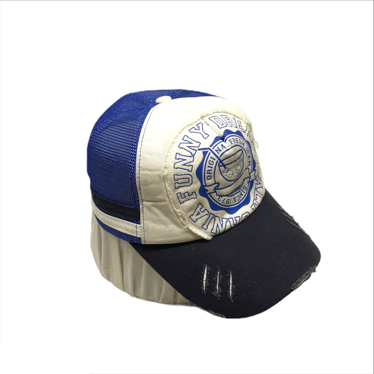 Original Fresh Jean Distressed Trucker Hat