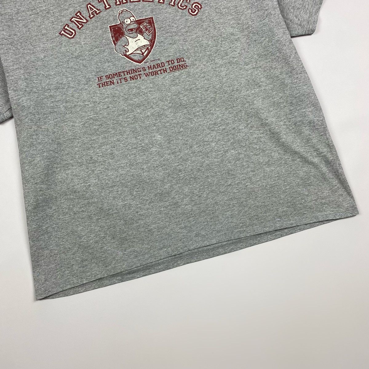Cartoon Network × The Simpsons 2004 Homer Simpson Unathletics T-Shirt Size US XL / EU 56 / 4 - 2 Thumbnail