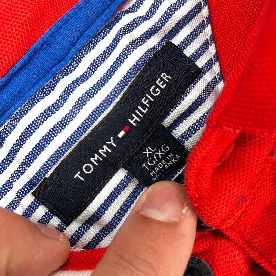 Tommy Hilfiger Tommy Hilfiger Vintage Polo Tee Shirt Size US XL / EU 56 / 4 - 3 Thumbnail