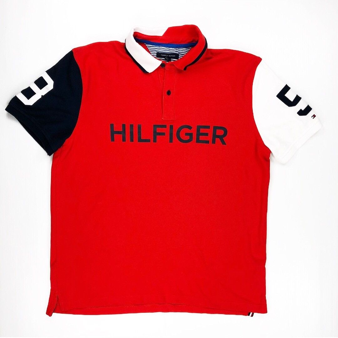 Tommy Hilfiger Tommy Hilfiger Vintage Polo Tee Shirt Size US XL / EU 56 / 4 - 2 Thumbnail