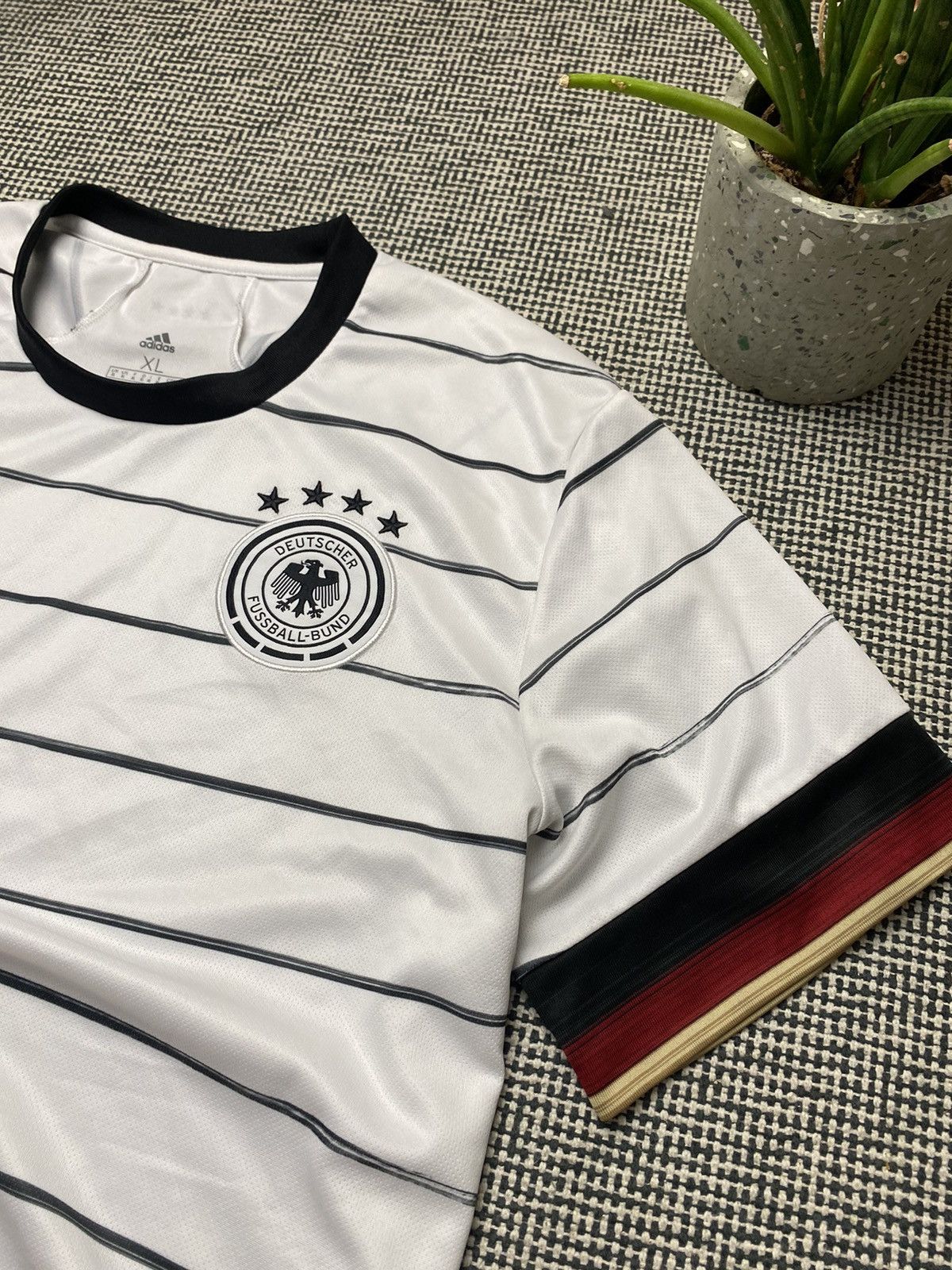 Adidas × Vintage Germany adidas soccer jersey Size US XL / EU 56 / 4 - 4 Thumbnail