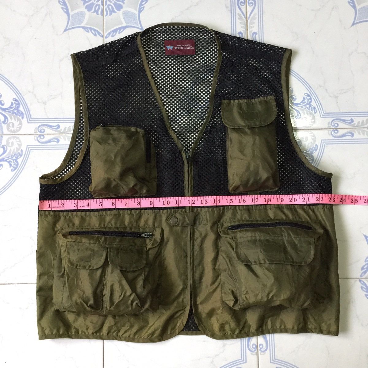 Japanese Brand Colour military Fishing Wear Tactical Vest Size US L / EU 52-54 / 3 - 8 Thumbnail