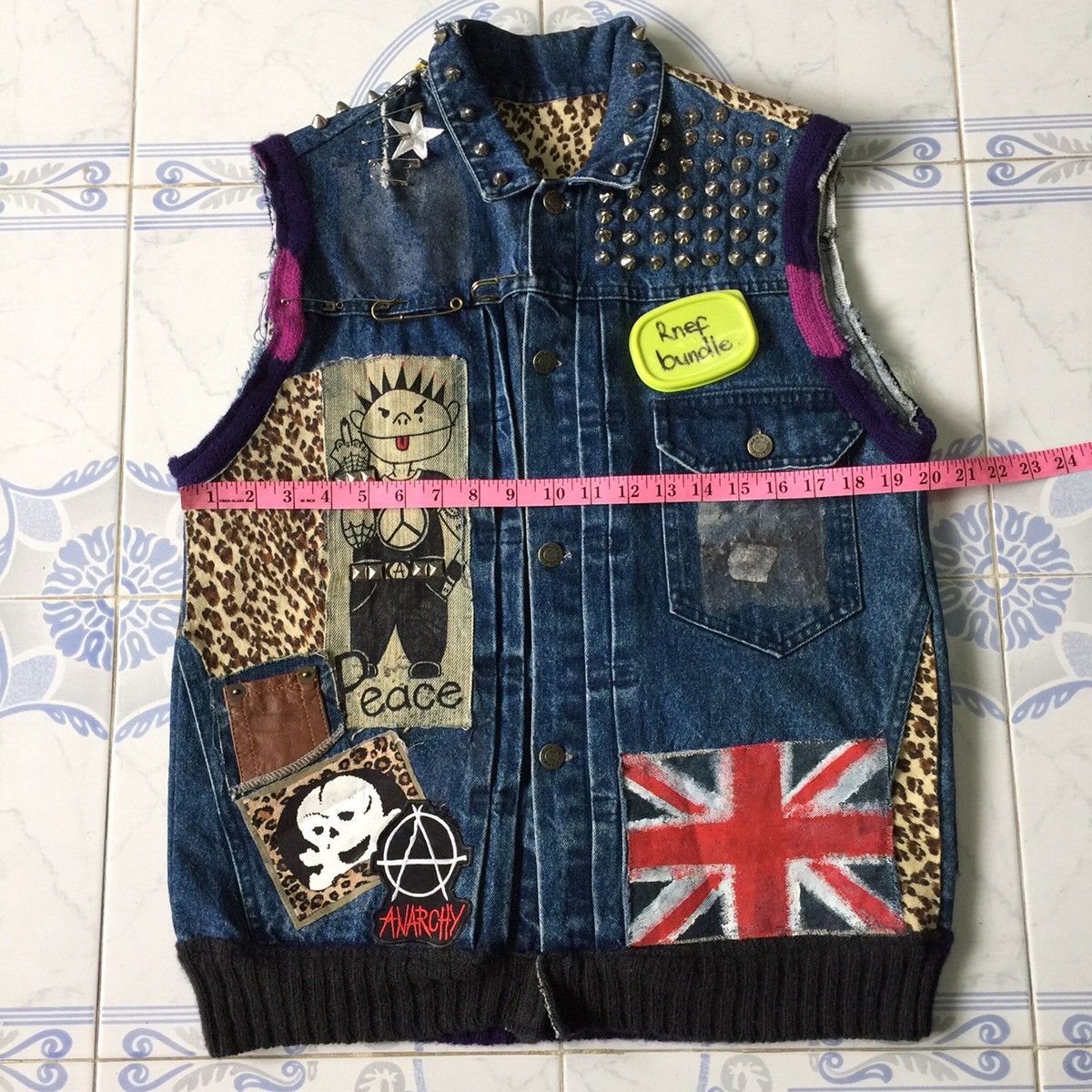 Japanese Brand Rare custom made punk vest nice designer Size US M / EU 48-50 / 2 - 8 Thumbnail