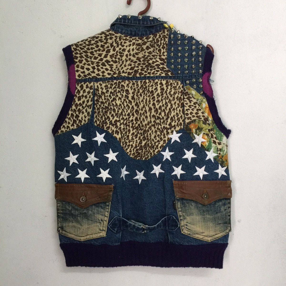 Japanese Brand Rare custom made punk vest nice designer Size US M / EU 48-50 / 2 - 2 Thumbnail