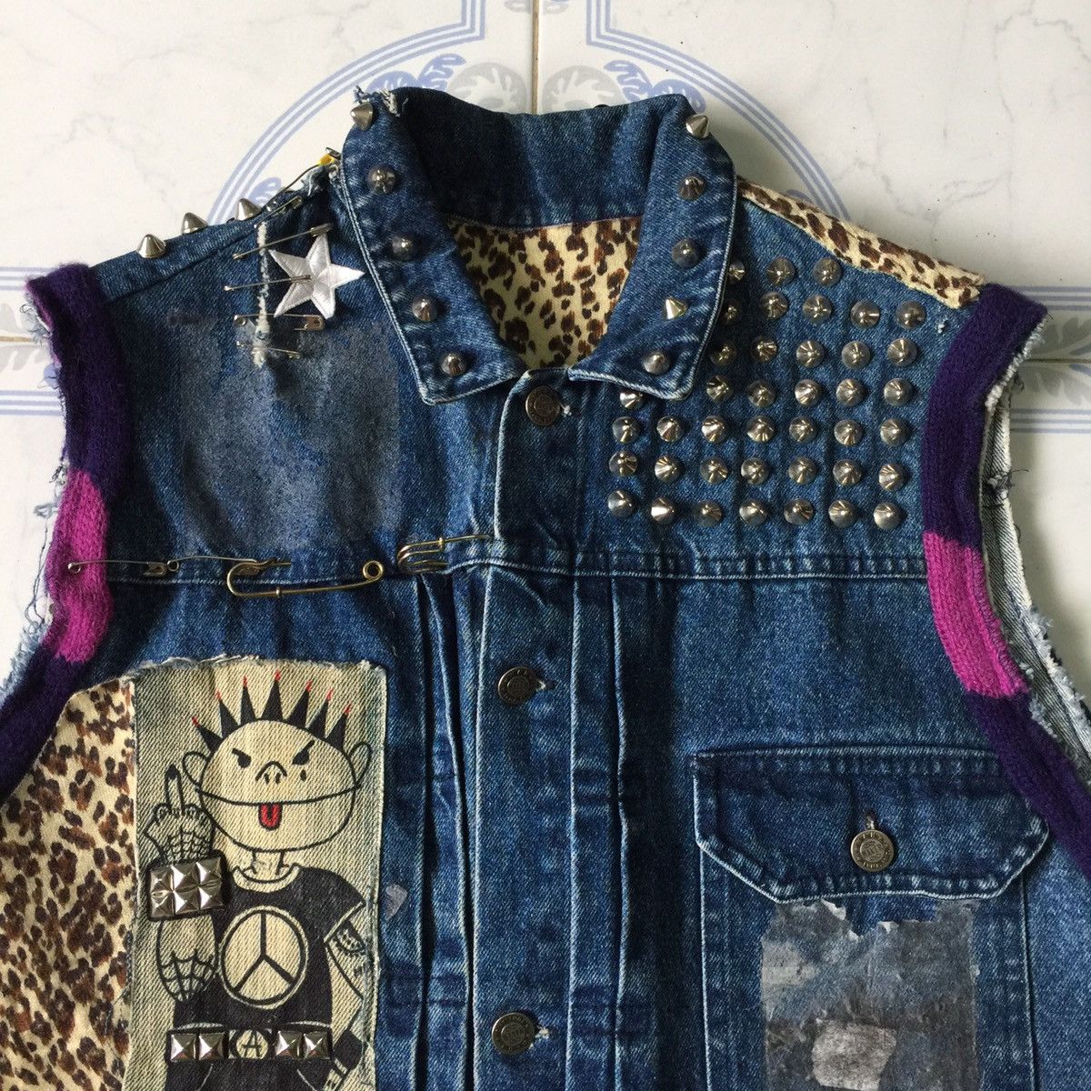 Japanese Brand Rare custom made punk vest nice designer Size US M / EU 48-50 / 2 - 14 Thumbnail